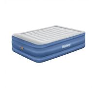 Bestway Tritech Inflatable Indoor Queen Airbed Air Mattress with Built-In Pump