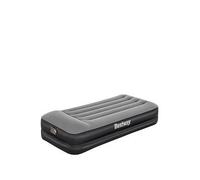 Bestway Airbed Tritech Bicolor Black/Grey, Single Flocked, Integrated Electric Pump and Bag