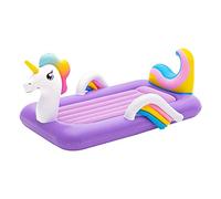 Bestway Up, In & Over™ Unicorn Air Bed for Children, Purple, 196 x 104 x 84 cm