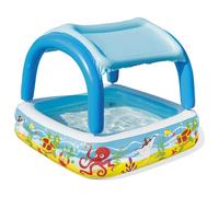Bestway With Awning Square Inflatable Play Pool 147x147x122 Cm
