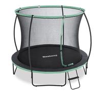 Bestway Xtreme Air Trampoline, Outdoor Round Trampoline with Safety Enclosure Net, Ladder and Anchor Kit, Galvanised Steel Frame (10ft)