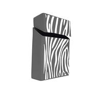BestWayDigital Silicone Cigarette Case Pack Box Cover Cig Holder King Size Cigarettes Zebra Grey Design Novelty Gifts for Him Her Accessory