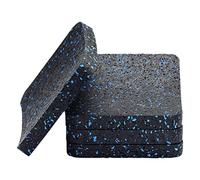 BestXD Exercise Equipment Mat, Pads Treadmill Mat with High Density Rubber (3.94 X 3.94 X 0.5 inch) (4pcs)