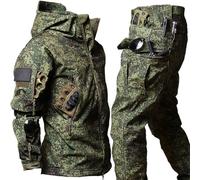 BESTXH 03,XL, Men's Tactical Jacket And Pant, Army Combat Suit Sets, Waterproof Camo Uniforme, Military Tactical Suits, Men Combat Suits Men's Hunting Clothes, Combat Trousers Set