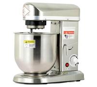 BESTXH 5/7/10L Electric Stand Mixer, Commercial Food Mixer with Pulse, 3 Speeds, with Stainless Steel Bowl, Dough Hook, for Bread Cake,stainless steel,5L