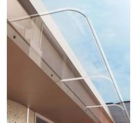 BESTXH Clear Rain Shelter Front Door, Window Rain Roof Cover, Outdoor Garden Canopy Snow and Winds Protection, Awning Canopy for Window Roof Porch Canopies,Bottom installation,50 * 80cm