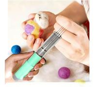BESTXH Electric Felting Needle Machine, Wool Felting Tool, 1-7 Needles with Speed Control, Easy Needle Change, for Quick Felting, DIY Wool Painting and Felted Craft Work,Blue