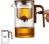 BESTXH Enchantipot Magic Tea Pot, Enchanti Tea Magic Pot, AuraLeaf Magic Pot, Witchcraft Teapot, Enchanted Teapot, Teapot with Wooden Handle, for Tea Lovers,520ML