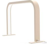 BESTXH Gold Nail Table Lamp, Half Moon Lamp, 3-Colour Touch Control, Dimmable LED Arch Light, Stepless Adjustment Lash Lamp, for Manicure