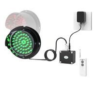 BESTXH LED Traffic Light, Red/Green Two-Color, Wall Mounted Industrial Loading Dock Bay Light, For Mounting Inside & Outside, Plug & Play,Light + (100m) Remote Control