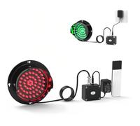 BESTXH LED Traffic Light, Red/Green Two-Color, Wall Mounted Industrial Loading Dock Bay Light, For Mounting Inside & Outside, Plug & Play,Light + (1000m) Remote Control