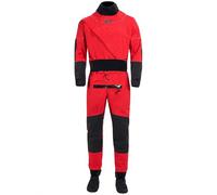 BESTXH Men's 3-Layer Waterproof Breathable Drysuit, for Sailing Rafting Paddle,Red,L