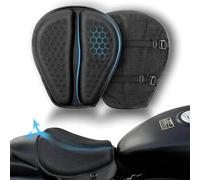 BESTXH Motorcycle Gel Seat Pad, 3D-Honeycomb Seat Cushion, Shock Absorption Not Stuffy, Protecting Sensitive Areas, Stay Cool and Comfortable for Long Ride,Black