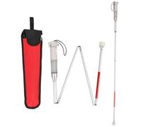 BESTXH Multifunction Smart Blind Cane with Sound and Light, Electronic Blind Crutches Alarm with Magnetic Crutches/Folding Telescopic Smart Cane, Elderly Walking Stick,whiteheads