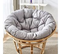 BESTXH Papasan Round Chair Cushion Pads Only, Thick Chair Cushion Pad, Waterproof Removable Seat Chair Cushions, Hanging Swing Pad, for Outdoor Egg Chair (Without Chair),ordinaryE,140 * 140cm