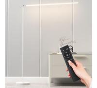 BESTY HOME LED Floor Lamp, Dimmable Standing Lamp with Remote Control Modern Flexible Neck Lamp Thin 3 Color Temperatures Standing Lamp for Reading, Living Rooms, Bedroom and Offices (White)