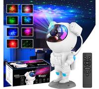 BESTY HOME Original Night Light Astronaut Galaxy Star Projector, 30 Projection Modes 360 Night Lamp with Timer Remote, Dimmable Combinations Romantic Starry Sky Best Gift for Bedroom Living Room