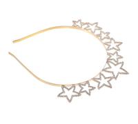 BESTYASH 1 PC Chic Rhinestone Star Design Hair Hoop for Women Elegant Wedding Hair Accessory for Parties Dances and Special Occasions Durable Decorative Headband for Stunning Looks