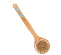 BESTYASH 1 PC Portable Long Handled Shower Brush for Deep Cleansing and Exfoliation Dual Sided Design for Skin Massage Bath Cleaning Tool for Home Use