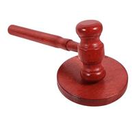 BESTYASH 1 Set Wooden Judge Gavel with Base Solid Wood Hammer for Court Ceremonies and Grab Week Celebrations Unique Judge's Hammer Prop