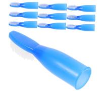 BESTYASH 10-Piece Soft Bristle Mini Toothbrush Set for Travel Portable Finger Toothbrushes for Boys and Girls and Adults for Prisons and Mental Health Facilities