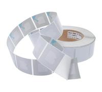 BESTYASH 100Pcs Anti-Theft Retail Supermarket Security Labels Square Shape Coated Paper Aluminum Foil Easy to Use Simple Appearance Design for Supermarket