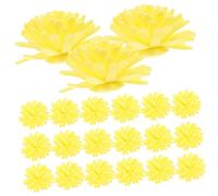 BESTYASH 100pcs Artificial Chrysanthemum Aroma Flowers Desk Diffuser Sticks for Essential Oils Safe Pe Foam Fragrance Decorations for Home Office Car Relaxation