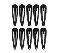 BESTYASH 100pcs Black Water Drop Hairpin Boys and Girls Metal Hair Clip Simple Hair Accessories for Boy Girl's Daily Use