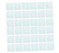 BESTYASH 100pcs Disposable Makeup Hand Palettes 7cm x 7cm Waterproof Pu Film Mixing Plates for Cosmetic Use Professional Makeup Artists Random Color