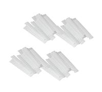 BESTYASH 100Pcs Makeup Brushes Protective Covers Pe Plastic Net Sleeves for Clean and Organized Makeup Tools for Travel and Daily