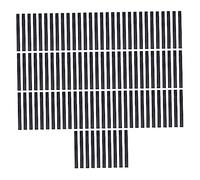 BESTYASH 100pcs Makeup Protective Covers Elastic Mesh Makeup Brush Sleeves for Various Brush Convenient Travel Storage Black