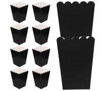 BESTYASH 100pcs Paper Popcorn Boxes Snack Containers for Parties Weddings Events Safe Reliable Cardboard Holders for Movie Nights DIY Treats
