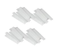 BESTYASH 100Pcs Pe Plastic Makeup Brush Protective Covers Mesh Sleeves for Easy Recognition and Breathability Keeps Brushes Clean and Shape for Travel and Daily Use