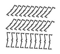 BESTYASH 100pcs Pegboard Clip Hooks Fasteners for Garage Accessories Secure Peg Board Hook Retainers Quick Install Pegboard Locking Clips for Tool Storage and DIY Projects