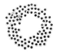BESTYASH 100pcs Self Adhesive Googly Eyes for DIY Hand Puppets and Stuffed Animals Durable Plastic Moving Eyeballs for Crochet Crafting Accessories for Creative Family Fun and Shine