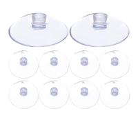 BESTYASH 100pcs Small Suction Cup Hangers Collision Pads for Glass Plastic Heavy Duty Wall Suckers for Home Decor Versatile Hooks for Windows Mirrors