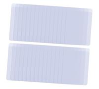 BESTYASH 100pcs Transparent PVC Boutonniere Sleeves Splash Resistant Pocket Corsage Holders Reusable Plastic Pouch for Wedding Prom Homecoming Formal Events