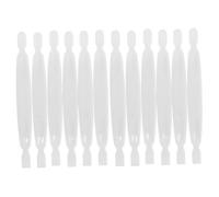 BESTYASH 100pcs White Double Eyelid Forks Makeup Tool Curved Design Eyelid Tape Applicator for Natural Look Hooded Eyes Suitable for Women Beginners