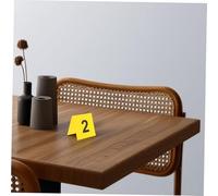 BESTYASH 10pcs Acrylic Double-sided Table Numbers Table Tents for Banquets Weddings Parties Crime Scene Themed Decorations Visibility From Both Sides