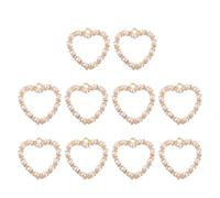 BESTYASH 10pcs Alloy Pearl and Crystal Charms for Jewelry Making, Not Easy to Break Or Fade, Creative and Delicate Design, for Making Necklace and Keychain Accessories