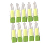 BESTYASH 10pcs Aloe Shaped Lipstick Tubes Portable Lip Cream Containers Lightweight Refillable DIY Lip Balm Storage for Women Travel Use
