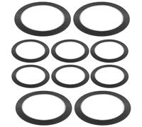 BESTYASH 10pcs Black Self-adhesive Tape for Whiteboard Gridding and Crafting, Pet Material, Creates Even Solid Lines, Can be Cut to Length, for Blackboard Writings and Making Grid Lines
