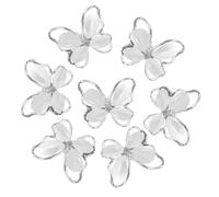 BESTYASH 10pcs Cat Eye Hollow Bow Butterfly Nail Art Charms Manicure Accessories Diy Fingernail Decoration for Women Professional Nail Design