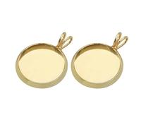 BESTYASH 10pcs Copper and V-shaped Tray Pendants for DIY Jewelry Making, Retro Style Bezel Pendants Suitable for Holding Photos Or Patterns, for Jewellery Crafts and Business