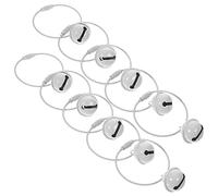 BESTYASH 10pcs Cute Bell Pendant Keychain Keyring Accessories for Bags Backpacks and Car Keys Adorable Wear-Resistant Key Chain Design and Unique Charm