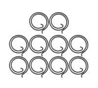 BESTYASH 10pcs Door Handle Spring Repair Kit for Lever Locks, Iron Black | Universal Torsion Return Hardware, Snap Ring Set for Interior Mortise Privacy Passage Systems