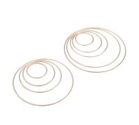 BESTYASH 10pcs Dreamcatcher Rings for DIY Crafting Welded Metal Hoops in Diameters for Mandalas Wall Hangings and Dreamcatcher Accessories