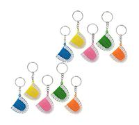 BESTYASH 10pcs Funny Fake Teeth Keychains for Halloween Decorations Unique Tooth Pendant Key Great for Car Bag Key Accessories