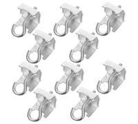BESTYASH 10pcs Heavy Duty Pipe Clamp Hooks with Galvanized Finish for Beams Industrial Shelf Support Brackets for Warehouse Storage Optimization