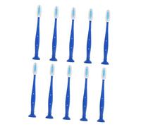 BESTYASH 10pcs Institutional Travel Toothbrush Soft Bristle Gum Care Short Handle for Easy Grip Designed for Prisons Detention Centers and Mental Health Facilities